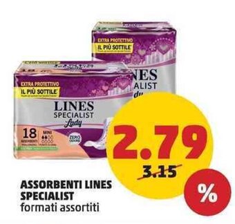 PENNY ASSORBENTI LINES SPECIALIST formati assortiti offerta