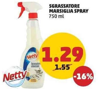 PENNY SGRASSATORE MARSIGLIA SPRAY 750 ml offerta