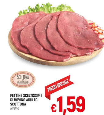 A&O FETTINE SCELTISSIME DI BOVINO ADULTO SCOTTONA offerta