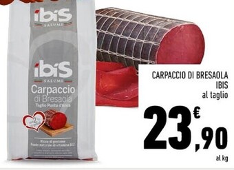 Conad City Ibis carpaccio di bresaola offerta
