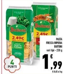 Conad City Buitoni pasta fresca ripiena offerta