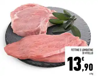 Conad City Fettine e lombatine di vitello offerta