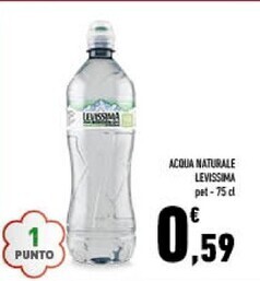 Conad City Levissima acqua naturale offerta