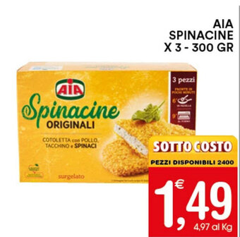 Gecop AIA SPINACINE X 3-300 GR offerta