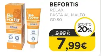 Befortis - relax pasta al malto