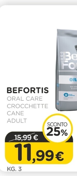 Arcaplanet Befortis - oral care crocchette cane adult offerta