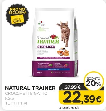 Arcaplanet Natural trainer crocchette gatto offerta