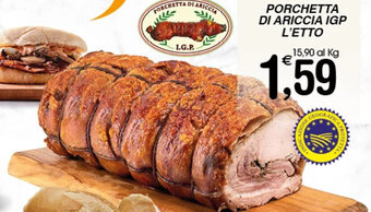 Gecop PORCHETTA DI ARICCIA IGP L'ETTO offerta
