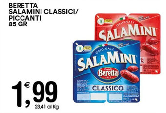 BERETTA SALAMINI CLASSICI/ PICCANTI 85 gr