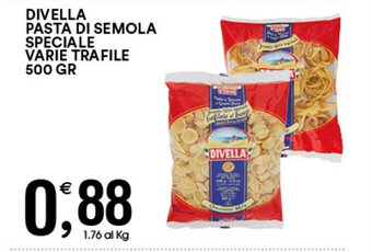 Gecop DIVELLA PASTA DI SEMOLA SPECIALE VARIE TRAFILE 500 GR offerta