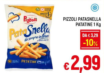 A&O PIZZOLI PATASNELLA PATATINE 1 Kg offerta