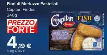 Carrefour Market Fiori di Merluzzo Pastellati Capitan Findus 240g offerta
