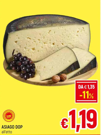 A&O ASIAGO DOP offerta