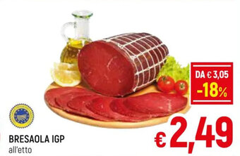 A&O BRESAOLA IGP offerta