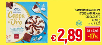 A&O SAMMONTANA COPPA D'ORO AMARENA/ CIOCCOLATO 4x 90 g offerta