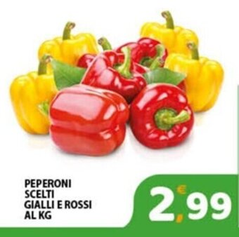 Premium Supermercati PEPERONI SCELTI GIALLI E ROSSI AL KG offerta