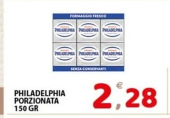 Premium Supermercati PHILADELPHIA PORZIONATA 150 GR offerta