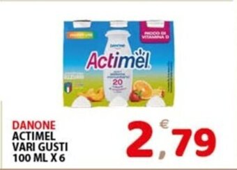 Premium Supermercati DANONE ACTIMEL VARI GUSTI 100 ML X 6 offerta