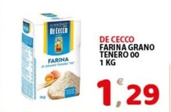 Premium Supermercati DE CECCO FARINA GRANO TENERO 00 1 KG offerta