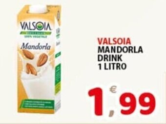 Premium Supermercati VALSOIA MANDORLA DRINK 1 LITRO offerta