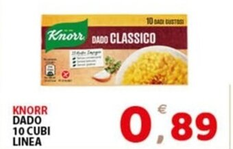Premium Supermercati KNORR DADO 10 CUBI LINEA offerta