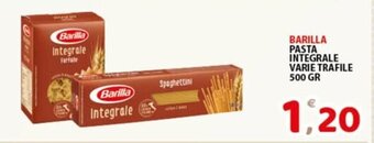 Premium Supermercati BARILLA PASTA INTEGRALE VARIE TRAFILE 500 GR offerta