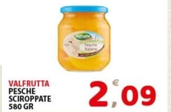 Premium Supermercati VALFRUTTA PESCHE SCIROPPATE 580 GR offerta