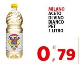 Premium Supermercati MILANO ACETO DI VINO BIANCO PET 1 LITRO offerta