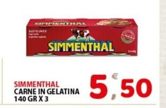 Premium Supermercati SIMMENTHAL CARNE IN GELATINA 140 GR X 3 offerta