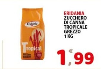 Premium Supermercati ERIDANIA ZUCCHERO DI CANNA TROPICALE GREZZO 1 KG offerta