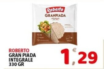 Premium Supermercati ROBERTO GRAN PIADA INTEGRALE 330 GR offerta