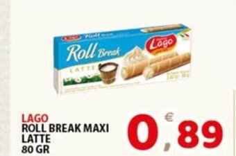 Premium Supermercati LAGO ROLL BREAK MAXI LATTE 80 GR offerta