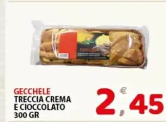 Premium Supermercati GECCHELE TRECCIA CREMA E CIOCCOLATO 300 GR offerta
