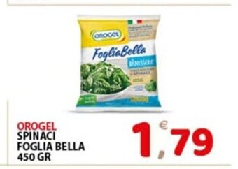 Premium Supermercati OROGEL SPINACI FOGLIA BELLA 450 GR offerta