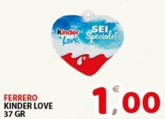 Premium Supermercati FERRERO KINDER LOVE 37 GR offerta