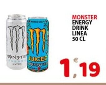 MONSTER ENERGY DRINK LINEA 50 CL