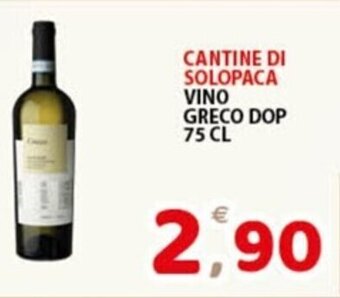 Premium Supermercati CANTINE DI SOLOPACA VINO GRECO DOP 75 CL offerta