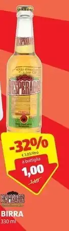 ALDI Desperados birra offerta