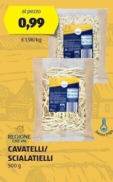 ALDI Regione che val cavatelli/scialatielli offerta