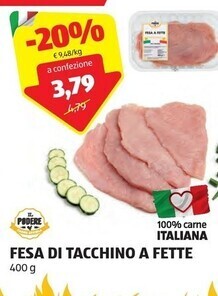ALDI Il podere fesa di tacchino a fette offerta