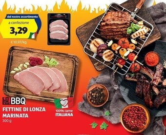 ALDI Fettine di lonza marinata offerta