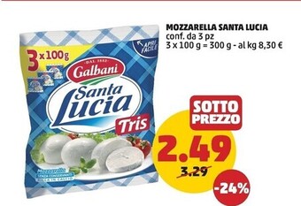 PENNY Galbani mozzarella santa lucia offerta