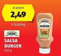 ALDI Heinz salsa burger offerta