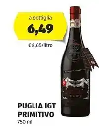ALDI Puglia igt primitivo offerta