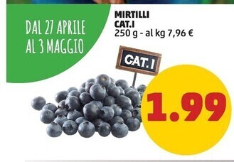 PENNY Mirtilli offerta