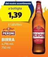 ALDI Peroni birra offerta