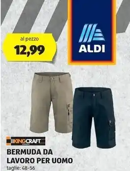 ALDI King craft bermuda da lavoro per uomo offerta