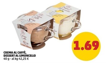 PENNY Crema al caffè , dessert al limoncello offerta