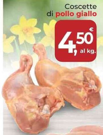 Supermercati Dok Coscette di pollo giallo offerta