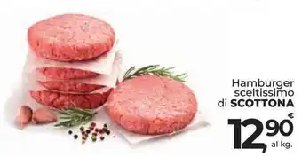 Supermercati Dok Hamburger sceltissimo di SCOTTONA offerta